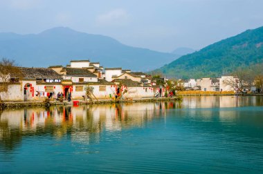 Çin 'in Hongcun kasabası.
