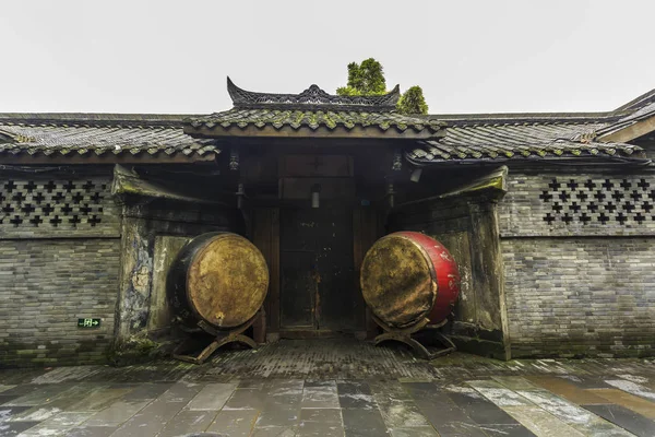 Alte Gebäude Der Antiken Stadt Sichuan — Stockfoto