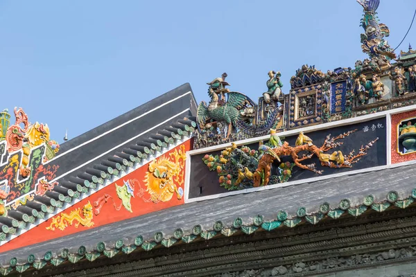Una Hermosa Estatua Las Viviendas Guangzhou — Foto de Stock
