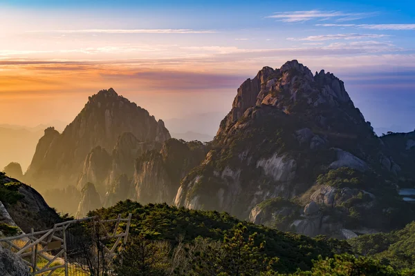 Schöne Berge Und Flüsse Mount Huangshan China — Stockfoto