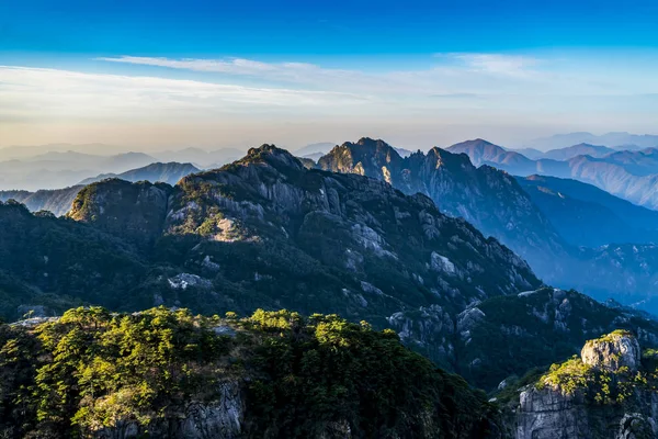 Beautiful mountains and rivers in Mount Huangshan, China