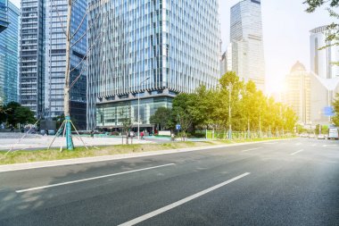 Lujiazui, Şangay 'da kentsel mimari manzara