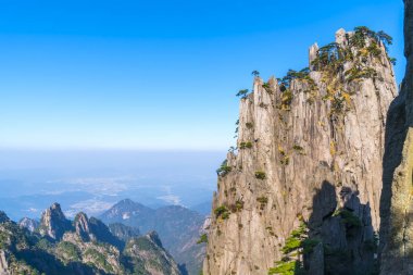 Huangshan Dağı, Çin 'in güzel manzarası.