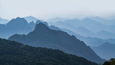 Huangshan Dağı, Çin 'in güzel manzarası.