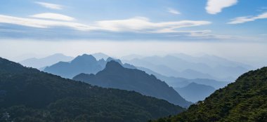 Huangshan Dağı, Çin 'in güzel manzarası.