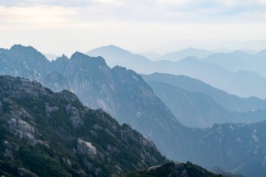 Huangshan Dağı, Çin 'in güzel manzarası.
