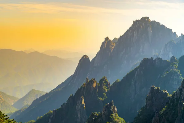Hermoso Paisaje Monte Huangshan China — Foto de Stock