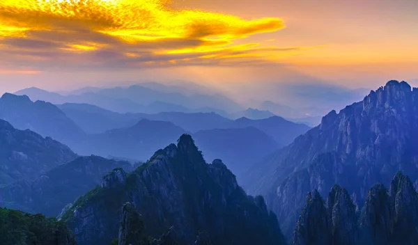 Hermoso Paisaje Monte Huangshan China — Foto de Stock