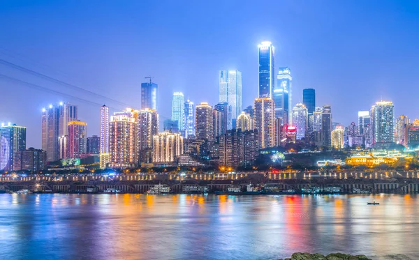 Stadsarkitektur Utsikt Nattutsikt Och Skyline — Stockfoto