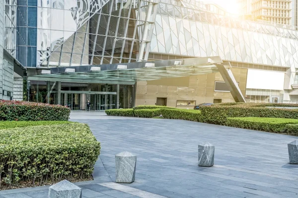 Cbd Financial District Square Skyscraper — Stock Photo, Image