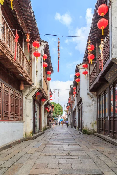 Jiangnan Water Village Suzhou Αρχαία Πόλη Street — Φωτογραφία Αρχείου