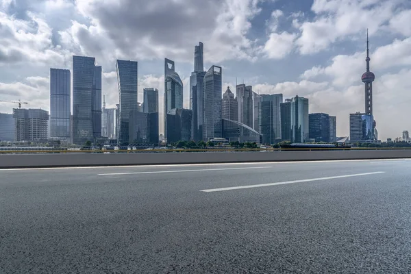 Urban Architecture Landscape Road Skyline — Stock Photo, Image