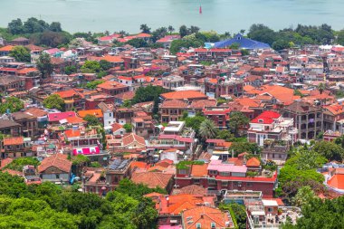 Xiamen Gulangyu 'nun Çin, Asya manzarası