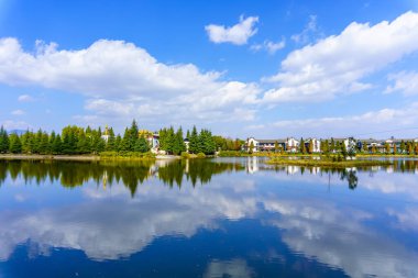 Çin, Asya 'da Kunming Dianchi Gölü