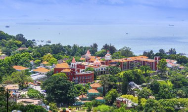Xiamen Gulangyu 'nun Çin, Asya manzarası
