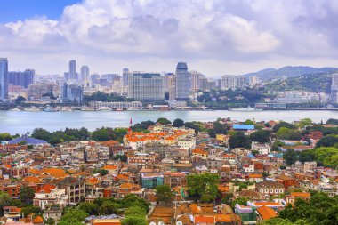 Xiamen Gulangyu 'nun Çin, Asya manzarası