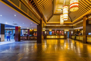 Çin tarzı otel lobisi