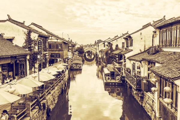 Çin Asya Daki Suzhou Kasabası — Stok fotoğraf