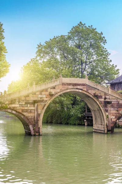 Wuzhen Beautiful Rivers Ancient Architectural Landscapes — Stock Photo, Image