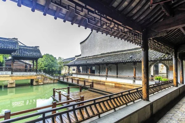 Wuzhen Prachtige Rivieren Oude Architectonische Landschappen — Stockfoto