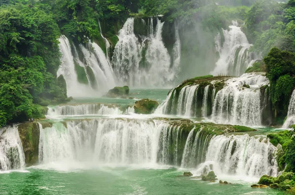 Ландшафт Водоспадом Китаї Азія — стокове фото