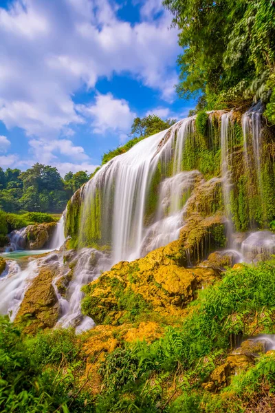 Landscape with Waterfall in China, Asia