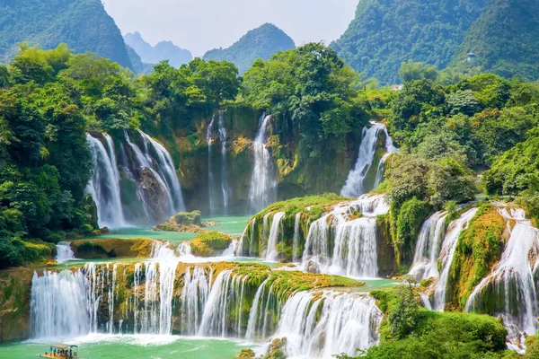 Paesaggio Con Cascata Cina Asia — Foto Stock