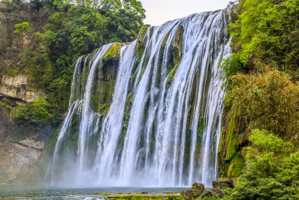 Landscape with Waterfall in China, Asia