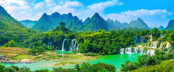 Waterfall of landscape scenery