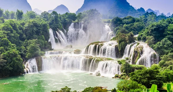 Waterval Landschap China Azië — Stockfoto