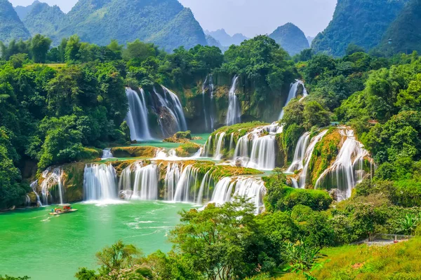 Paesaggio Cascata Cina Asia — Foto Stock