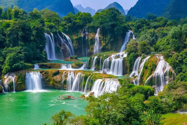 waterfall landscape in China, Asia