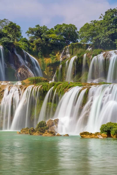 Waterval Landschap China Azië — Stockfoto