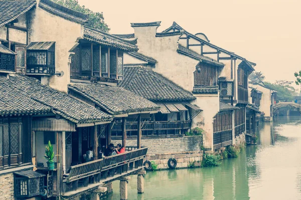 Jiangnan Wasserdorf Wuzhen — Stockfoto