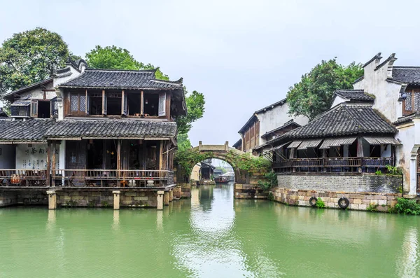 Vila Água Jiangnan Wuzhen — Fotografia de Stock