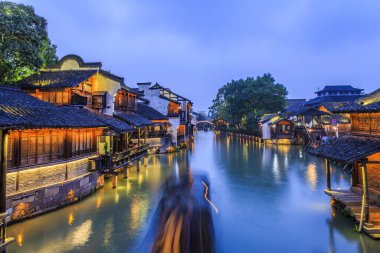 Jiangnan Su Köyü Wuzhen