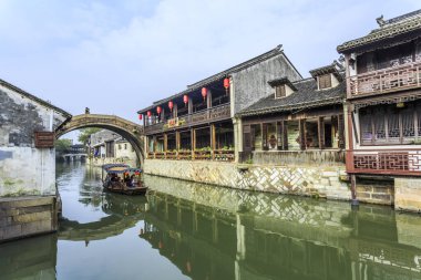 Jiangnan Su Kasabası Nanxun Eski Kasabası
