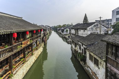 Jiangnan Su Kasabası Nanxun Eski Kasabası