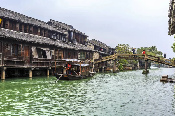 Водная Деревня Цзяннань — стоковое фото