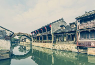 Jiangnan Su Kasabası Nanxun Eski Kasabası