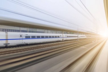 Çin, Asya 'da çalışan bir tren.
