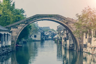 Jiangnan Su Kasabası Nanxun Eski Kasabası