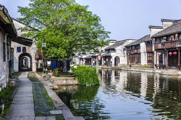 Jiangnan Vízváros Nanxun Ókori Város — Stock Fotó