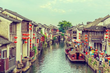 Suzhou Shantang kasabası, Çin şehri geçmişi.