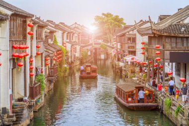 Suzhou Shantang kasabası, Çin şehri geçmişi.