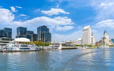 Bund, Shangh 'daki kentsel mimari manzaranın ufuk çizgisi