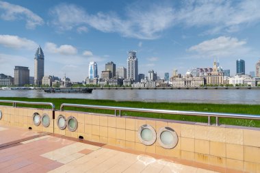 Shanghai, skyline, city, china, tower, travel, background, sky, modern, a