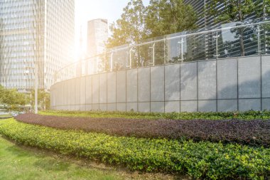 Şangay Lujiazui finans bölgesi gökdelenleri