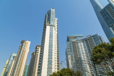 Şangay şehrinin mimari manzarası