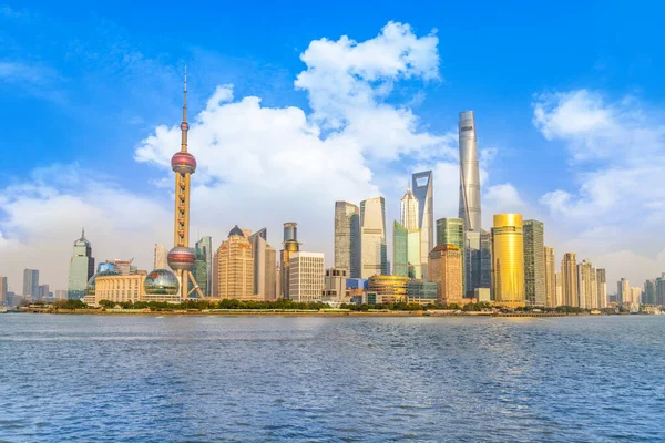 Shanghai Urban Építészet Skyline — Stock Fotó